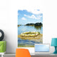 Plumeria Lei On Sand Wall Mural