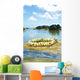 Plumeria Lei On Sand Wall Mural