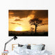 African Sunset Tanzania Africa Wall Mural