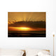 Sun Behind Cloud Sending Sunrays Into The Sky Wall Mural