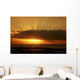 Sun Behind Cloud Sending Sunrays Into The Sky Wall Mural