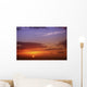 Sun Sinking Below The Horizon Wall Mural