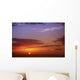 Sun Sinking Below The Horizon Wall Mural