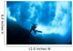 Hawaii, Lanai, Diver Near Cathedral Underneath A Billowing Wave Wall Mural