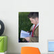Young Man Reading Wall Mural