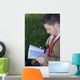 Young Man Reading Wall Mural