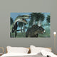Prehistoric Dinosaur Scene Wall Mural