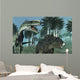 Prehistoric Dinosaur Scene Wall Mural
