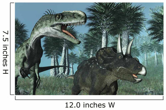 Prehistoric Dinosaur Scene Wall Mural