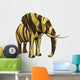 Elephant Big Cat Fur Wall Mural