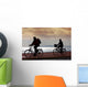 Two Bikers Beach and Wall Mural