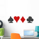 Playing cards suits Wall Decal