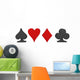 Playing cards suits Wall Decal