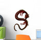 Red Eastern Dragon Wall Decal
