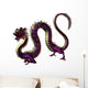 Purple Eastern Dragon Wall Decal