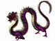 Purple Eastern Dragon Wall Decal