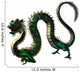 Green Eastern Dragon Wall Decal