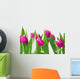 Tulips on a meadow Wall Decal