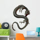 Silver Eastern Dragon Wall Decal