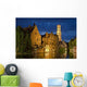 Bruges at night Wall Mural
