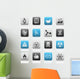 Matte Icons Science Wall Decal