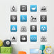 Matte Icons Science Wall Decal