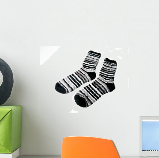 Fuzzy Socks Wall Decal
