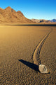 Moving Stone in Desert of Death Valley Wall Mural