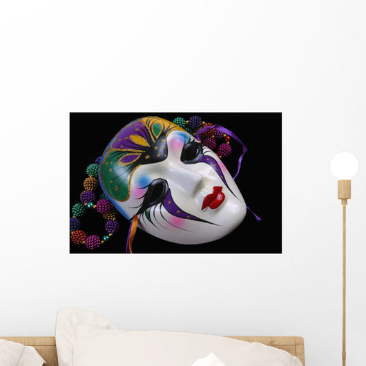 Ceremonial Face Plate Wall Mural