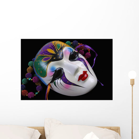 Ceremonial Face Plate Wall Mural