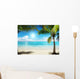 Caribbean Sea and Coconut Pulms Wall Mural