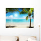 Caribbean Sea and Coconut Pulms Wall Mural