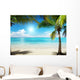 Caribbean Sea and Coconut Pulms Wall Mural