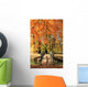 Autumn Bridge Wall Mural