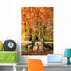 Autumn Bridge Wall Mural
