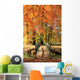 Autumn Bridge Wall Mural