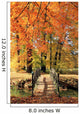 Autumn Bridge Wall Mural