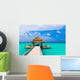 Water Cafe Beach Wall Decal Design 1