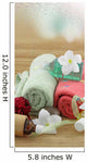 Atmosphere Relaxation Spa Massage White Background Wall Mural