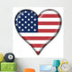 Bottone Cuore Americano Usa