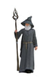 Magical Wizard Holding Staff Wall Decal