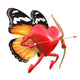 Cupid with butterfly wings. Wall Decal