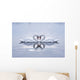 Swans Heart in the Calm Morning Lake Wall Mural