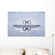 Swans Heart in the Calm Morning Lake Wall Mural