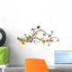 Flower and Vines Wall Mural