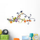 Flower and Vines Wall Mural