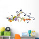 Flower and Vines Wall Mural