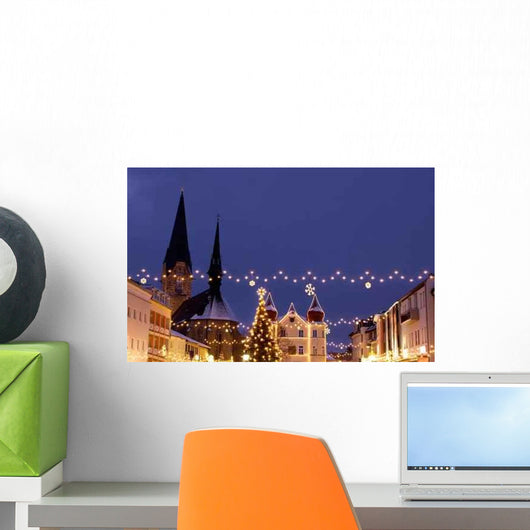 Weihnachtsdorf Wall Decal