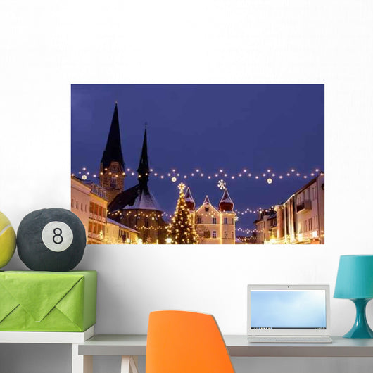 Weihnachtsdorf Wall Decal