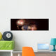 Panoramic Fireworks In A Night Sky Wall Mural
